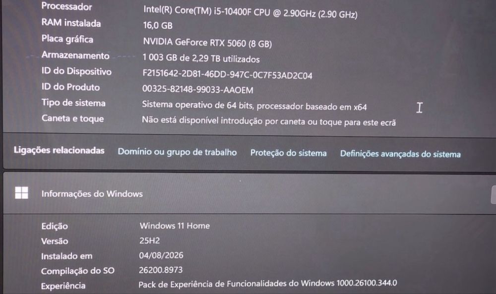 Pc gaming rtx5060 ventus 2x oc