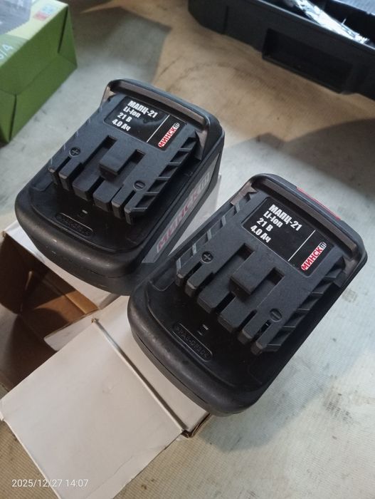 Акумулятори для шуруповерта