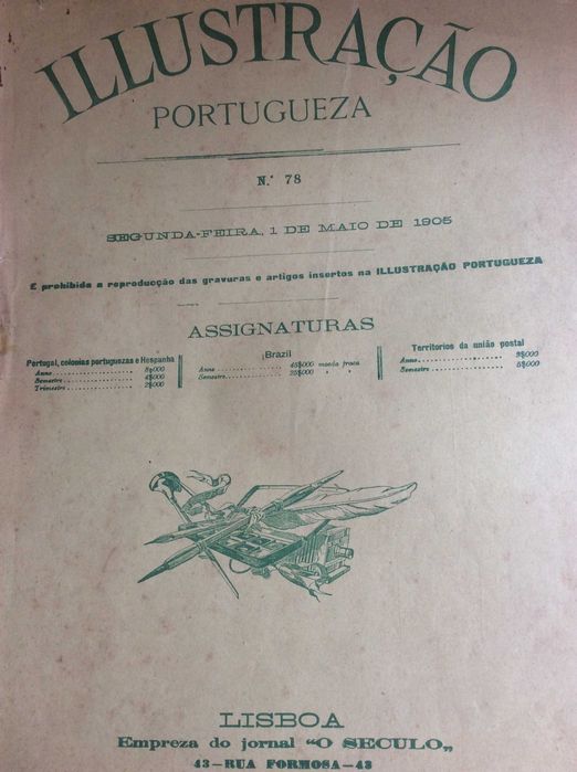 Illustração portugueza, 1 de Maio de 1905. História, geografía...