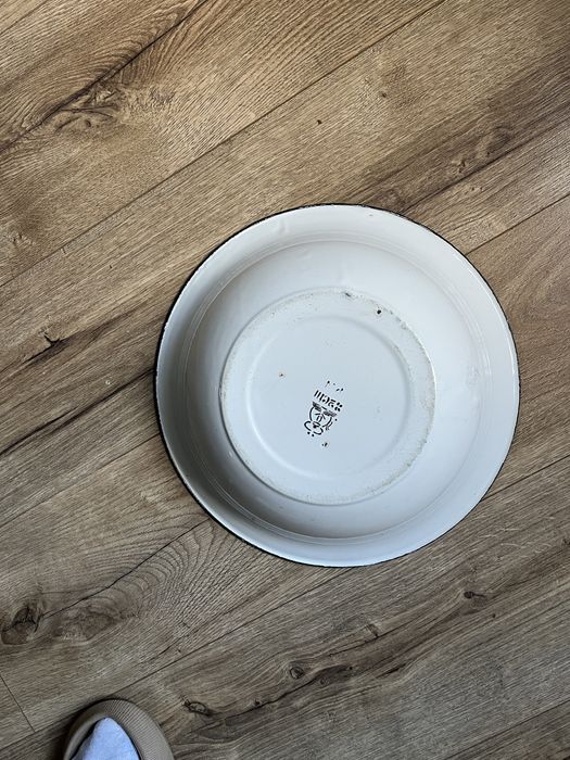 Miska emaliowana/ PRL/ 32 cm
