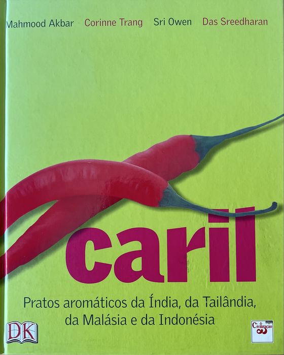 Receitas tradicionais da Índia, Tailândia, Malásia e Indonésia.