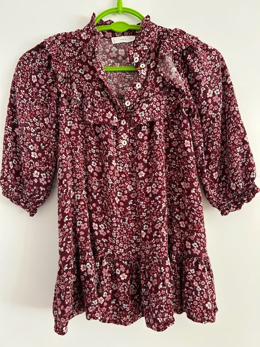 Sukienka Mango kwiaty jesień