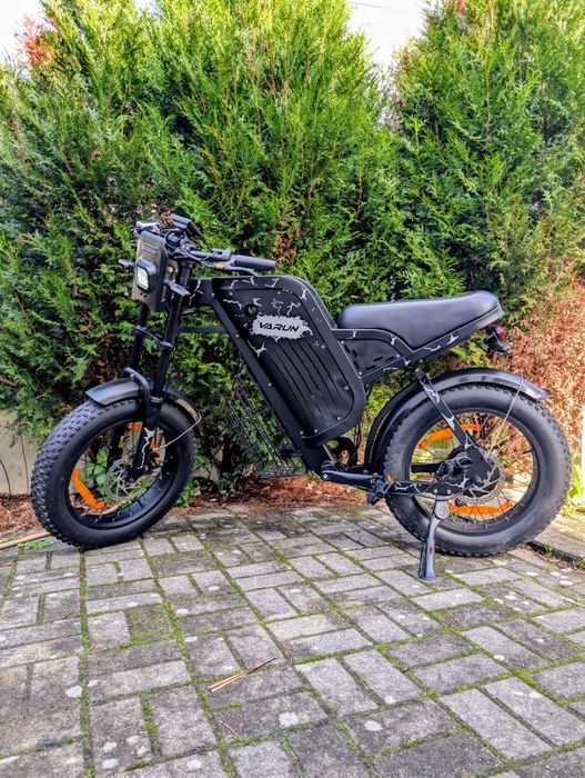Bicicleta elétrica estilo Moto VARUN X-PLORER RAPTOR grande Autonomia
