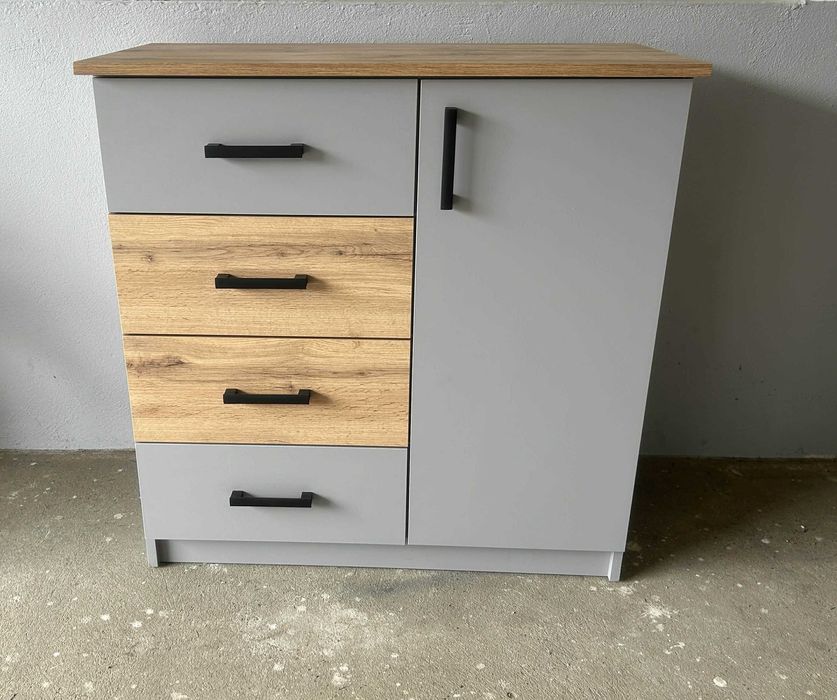 NOWA Komoda Lava + Dąb Wotan