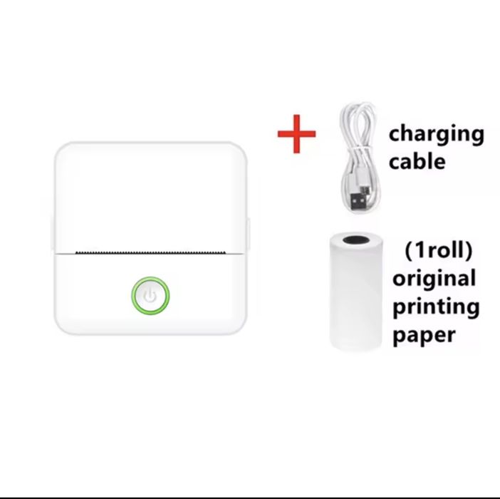 Міні принтер білий
