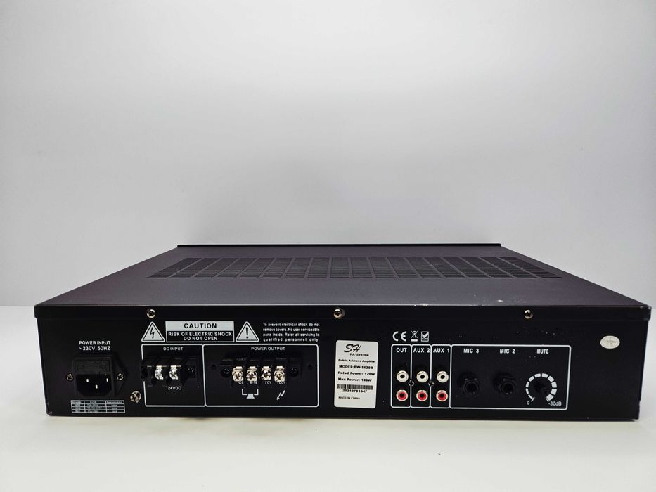 Wzmacniacz radiowęzłowy BW-160B 100V