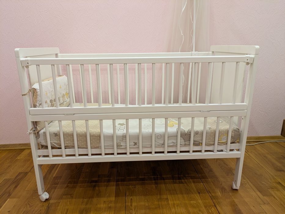 Дитяче ліжко/кроватка+матрац у подарунок