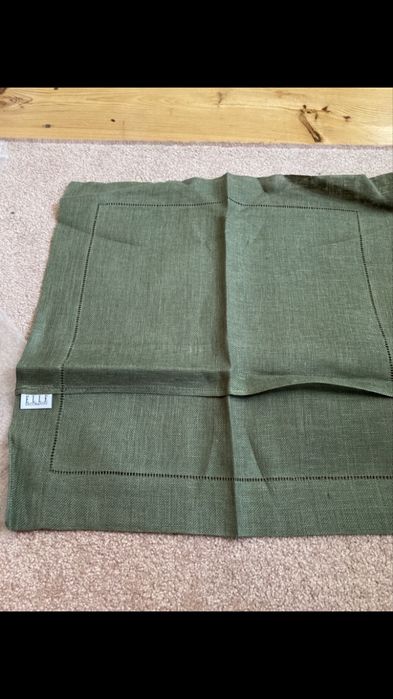 Poszewka ozdobna lniana