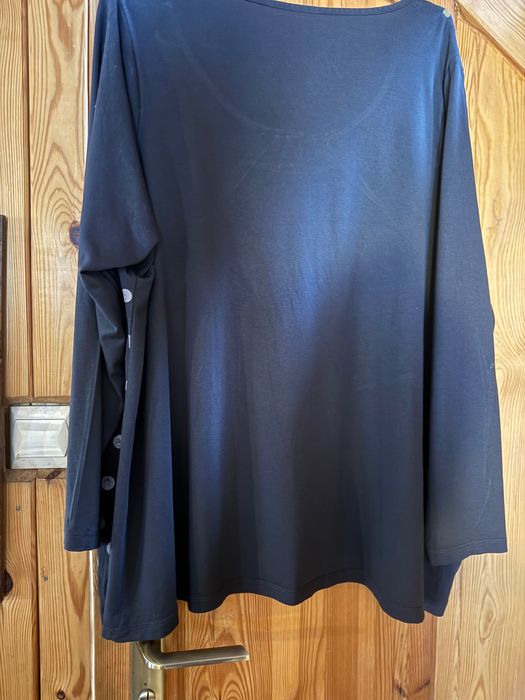 Bluzka granatowa w kropki, rozm. XL