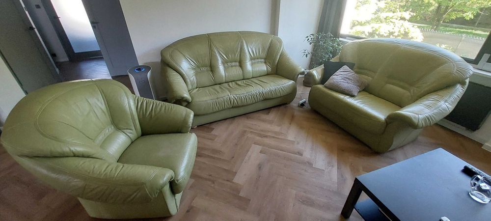 Skórzany komplet mebli!