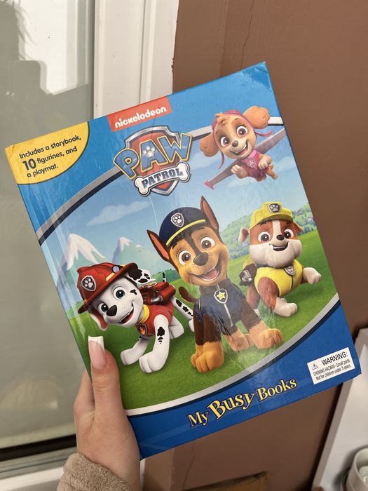 Книжка Щенячий патруль з фігурками