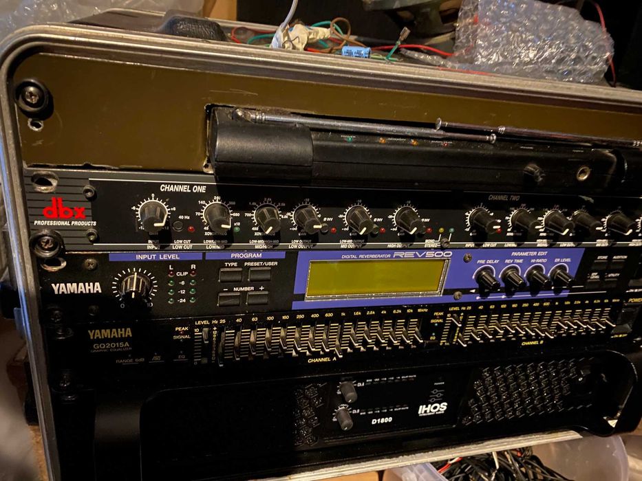 microfone sem fio jts como novo e crossover dbx