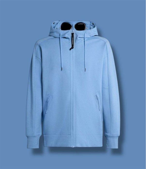 Зип-худи Cp Company Голубая ОРИГИНАЛ
