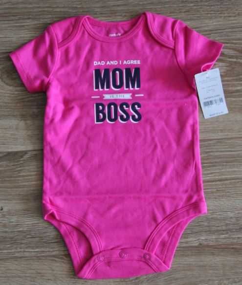 NOWE body Carter's roz. 74 cm (9 mc)