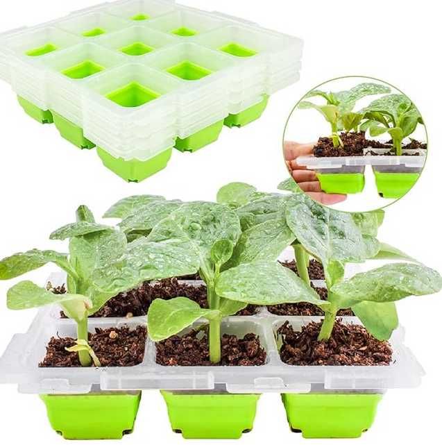 NOWA Mini szklarnia płyta do uprawy 4 sztuki 36 otworów