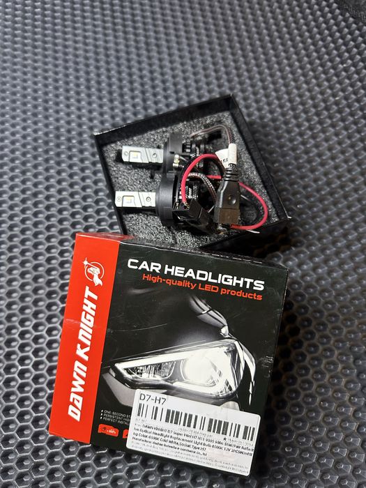 LED лампы Dawn Knight D7 H7 6000K Super Mini Volkswagen