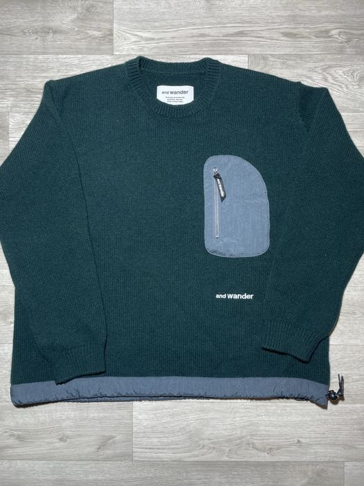 Світшот And Wander Japan 100% Wool