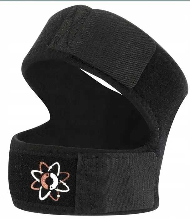 Opaska na kolano.  Neoprenowa orteza 2pak, wzmocnienie rzepko 23-46cm.