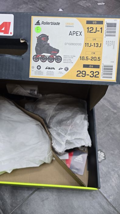 Rolki Rollerblade Apex 29-32 regulowane dziecięce nowe