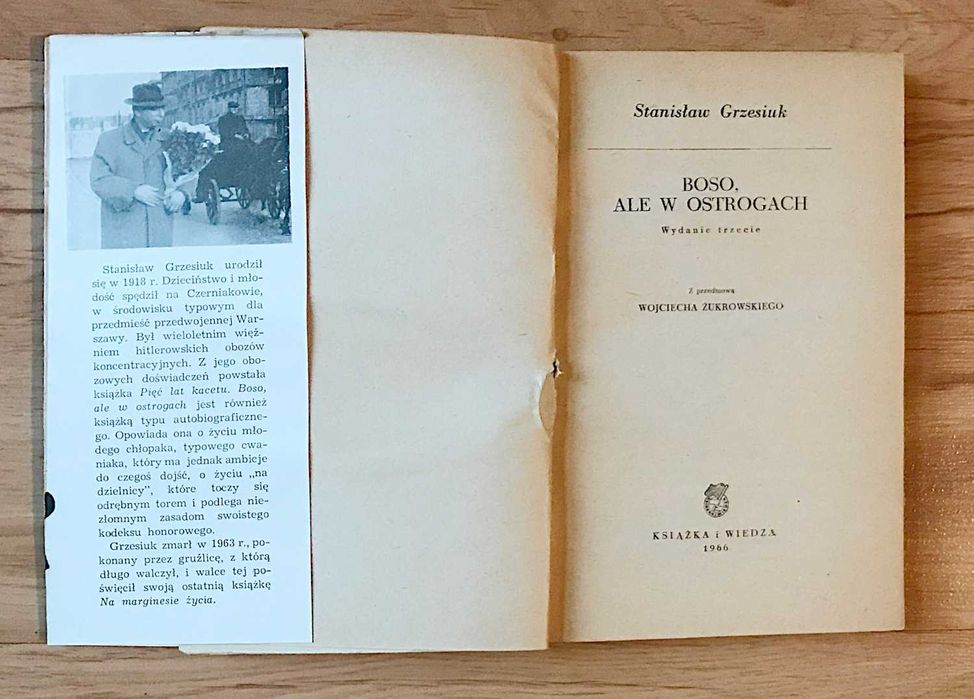 Stanisław Grzesiuk Boso ale w ostrogach Na marginesie życia kpl 2 +