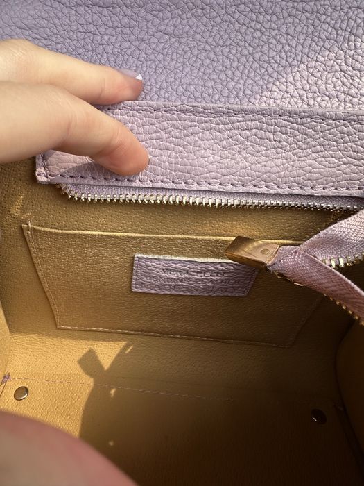 Сумка шкіра Італія Kelly Pinko Puff