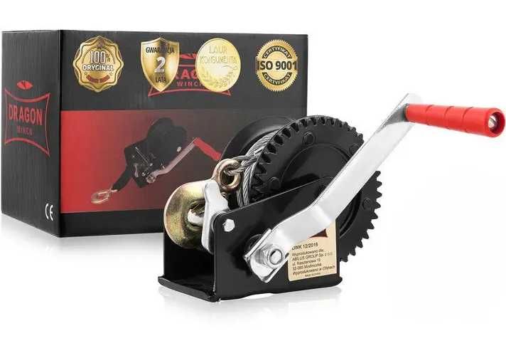 Лебідка тросова ручна Dragon Winch 10 м, 544 кг таль