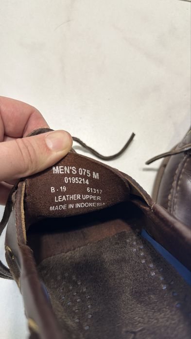 шкіряні топсайдери Sperry Top-Sider A/O 2-Eye Amaretto 40 р