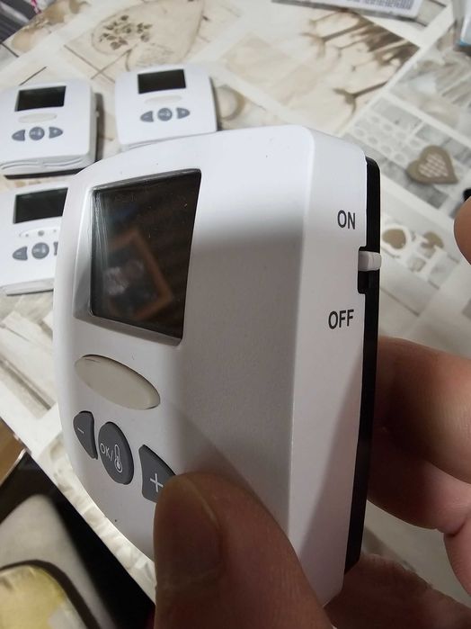 Termostato para piso radiante.