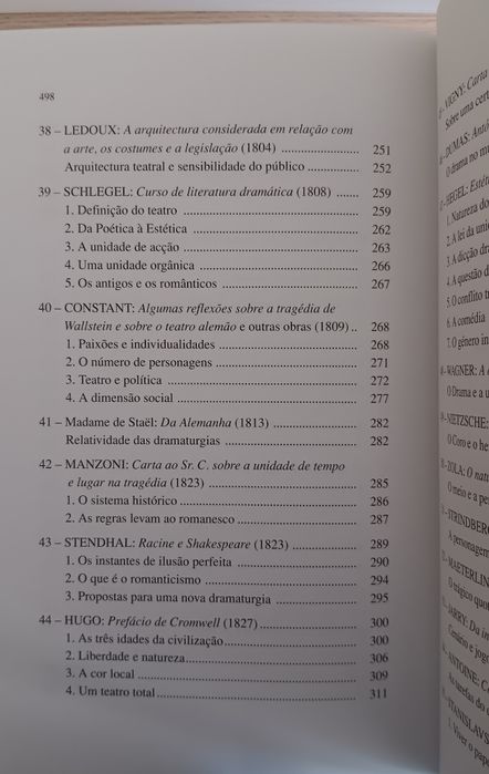 Estética Teatral, Vários Autores