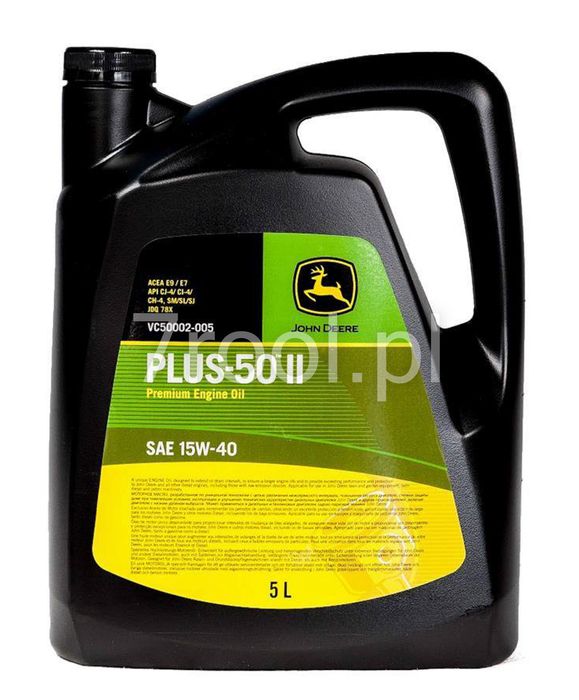 Olej John Deere PLUS 50 II 15W40 5L.