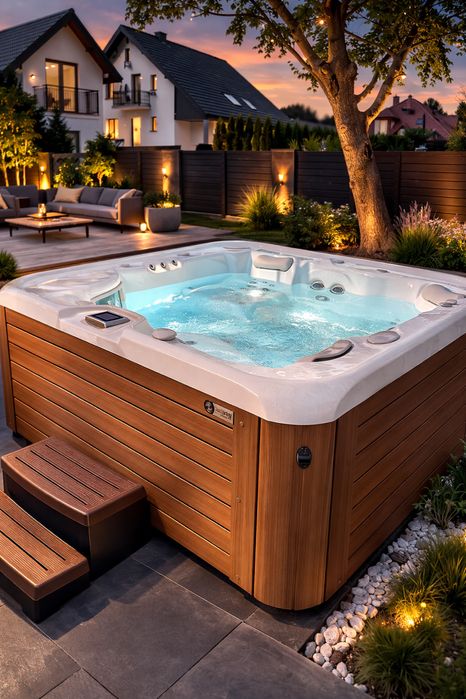 HotSpring Envoy jacuzzi ogrodowe 5 osobowe 236x236 pilot ozonator
