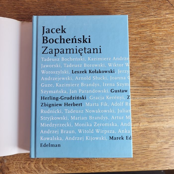 Książka Zapamiętani J.Bocheński ⁶⁵