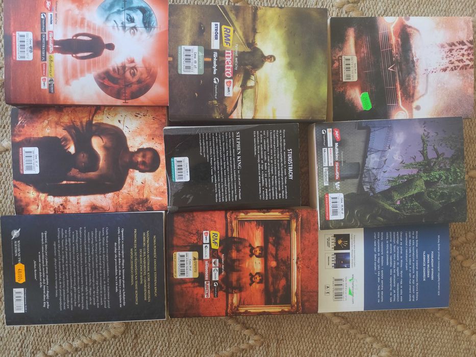 Stephen King 8 książek plus 1 Harlan Coben-thrillery