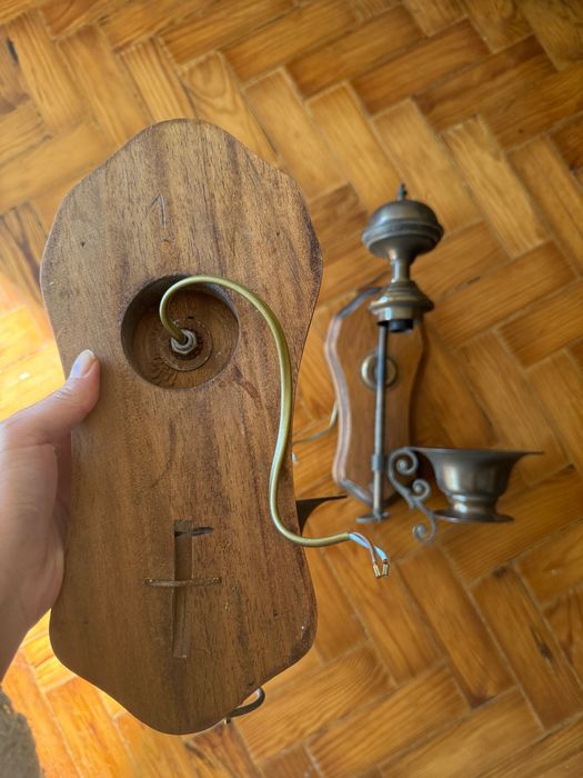 2 Candeeiros de parede estilo medieval