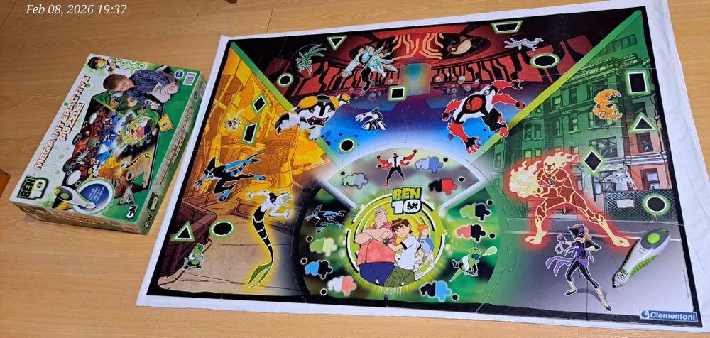 Puzzle Interativo Didático Ben 10 - 1m x 68cm