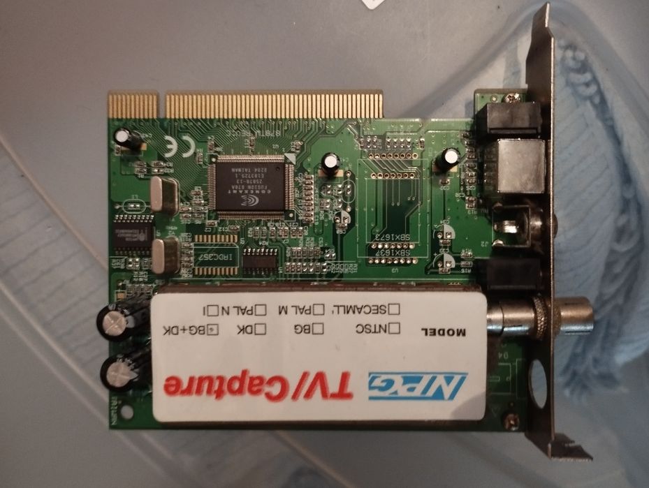 Placa TV interna torre PC com comando