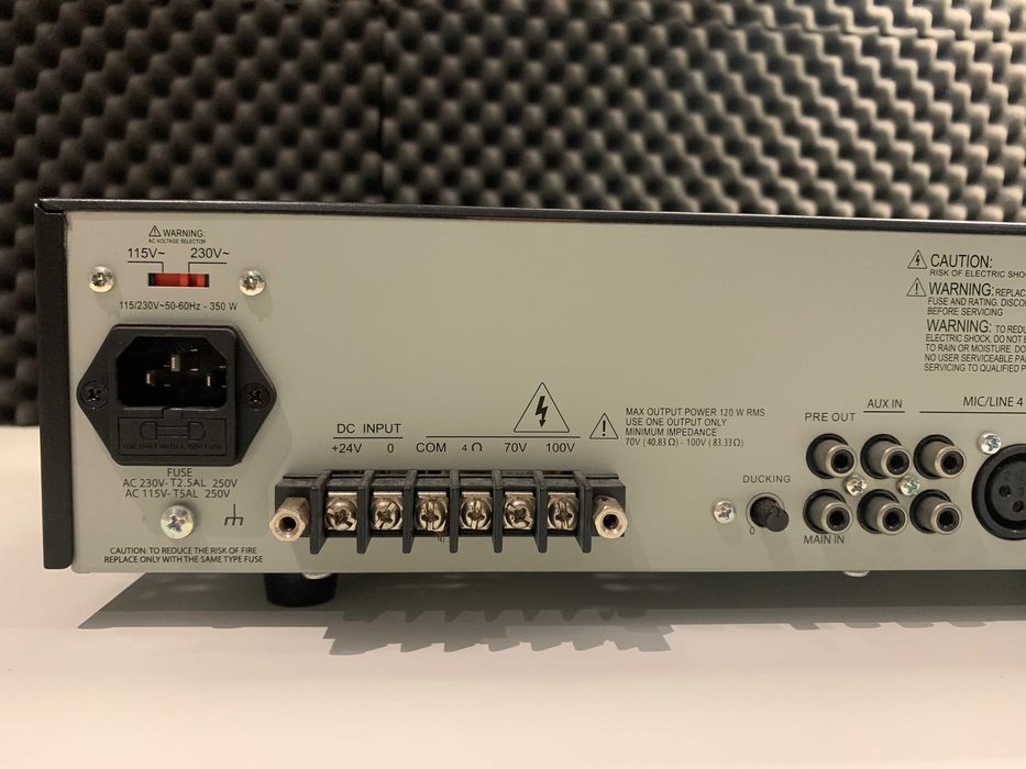 Amplificador RFC AM 1125 Mixer 120 W