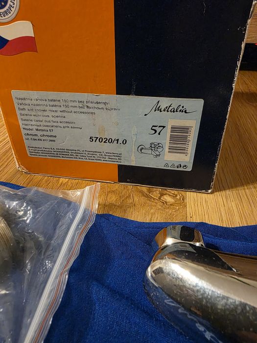Bateria wannowa z głowicą ceramiczną Novaservis Metalia 57020