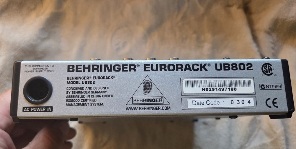 Mikser Behringer Eurorack UB802 stan bdb