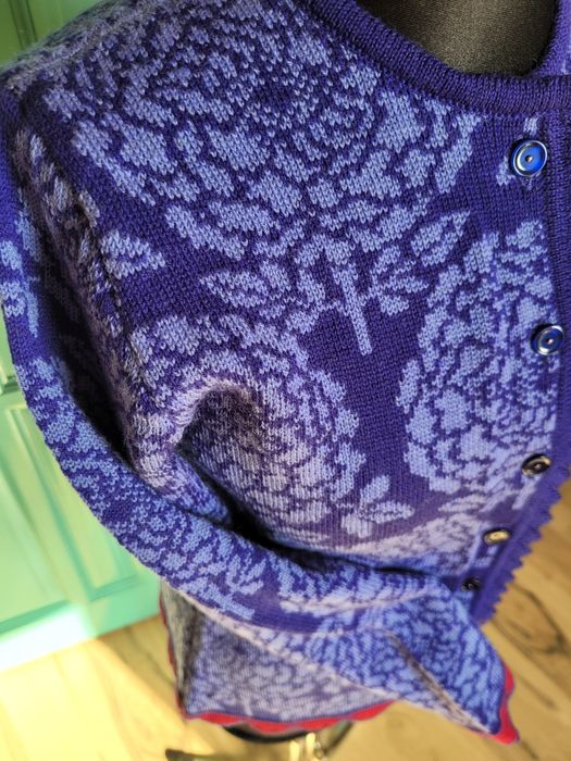 OLEANA r M S XS 100proc wełna nowy termiczny sweter