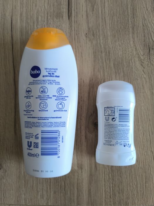 Żel i antiperspirant