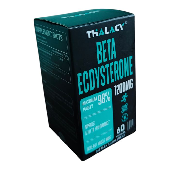 Екдустерон Thalacy Beta Ecdysterone 1200 мг на порцію 60 капсул