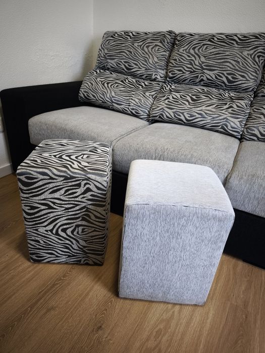 Sofá de sala com 3 lugares extensível