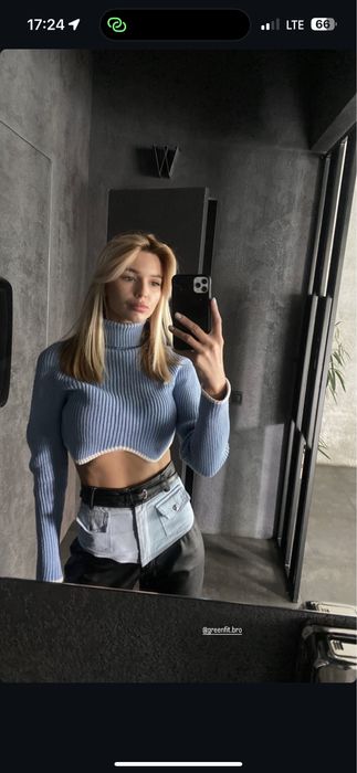 Шкіряні штани з бликитними вставками укр бренду