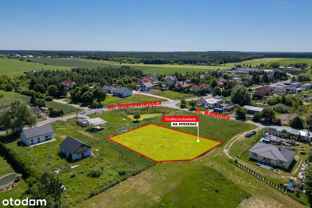 Działka Osówiec |  1 253 m2 | wydane WZ | prąd | malownicze położenie