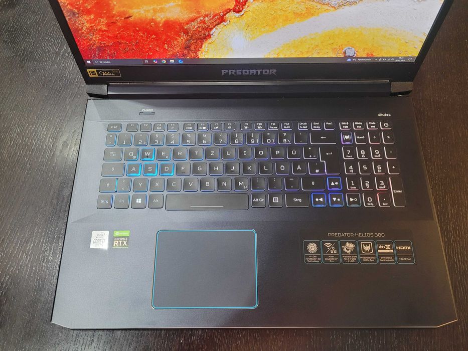 Acer Predator Helios 300 I7-10750H/RTX 2070 Max Q/16GB RAM/1TB SSD