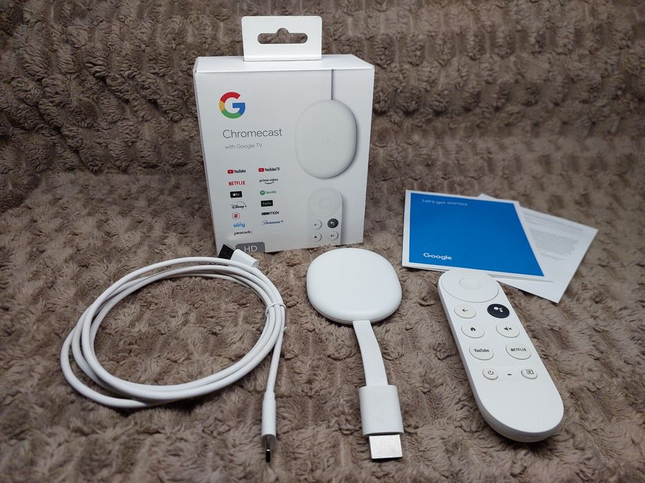 Медіаплеєр(смарт приставка) Google Chromecast TV