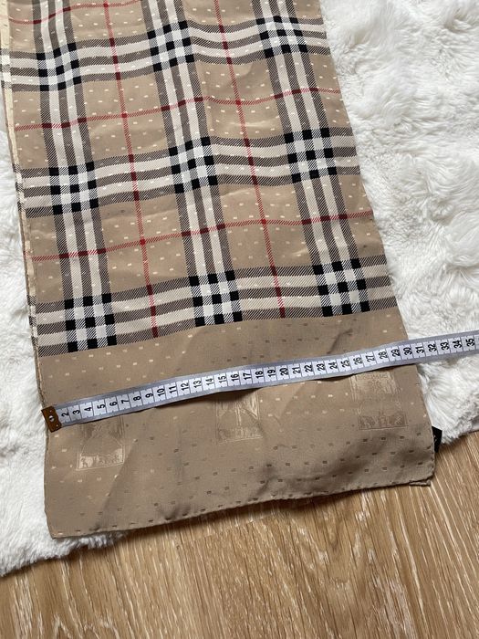 Оригінальний шовковий шарф платок Burberry Nova Check