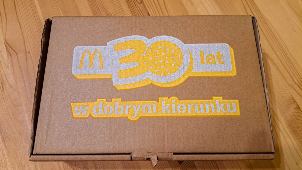 Unikat: Box McDonald’s 30 lat | Czapka Burger, Beanie, Kubek