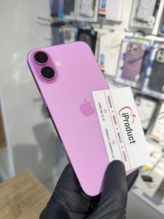 iPhone 16 Plus 256Gb Pink Європа! Фізчина Sim! Як новенький!